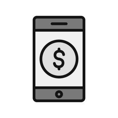 iş basit simgesi, vektör çizim