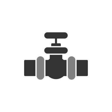 Su musluğu simgesinin vektör illüstrasyonu