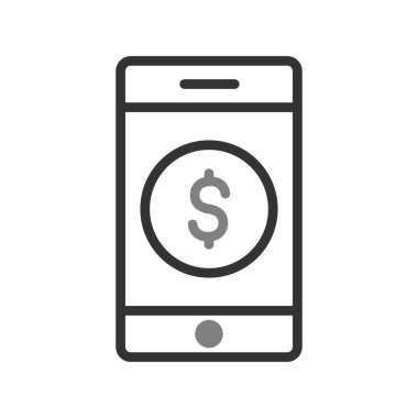 iş basit simgesi, vektör çizim