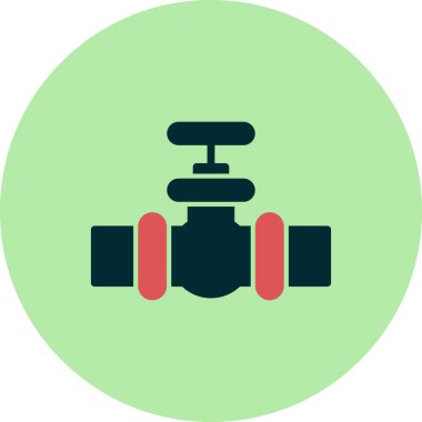 Su musluğu simgesinin vektör illüstrasyonu