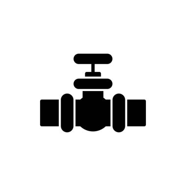 Su musluğu simgesinin vektör illüstrasyonu