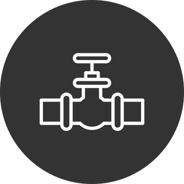 Su musluğu simgesinin vektör illüstrasyonu