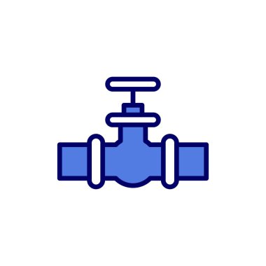 Su musluğu simgesinin vektör illüstrasyonu