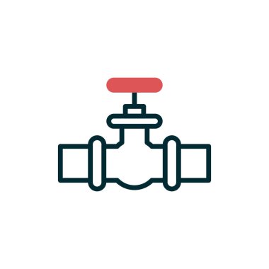 Su musluğu simgesinin vektör illüstrasyonu