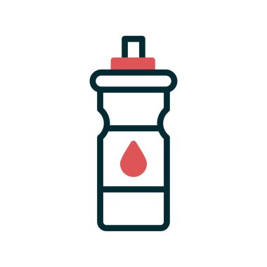 su şişesi simgesi, vektör illüstrasyon tasarımı