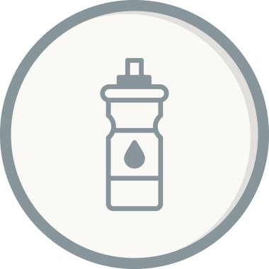 su şişesi simgesi, vektör illüstrasyon tasarımı