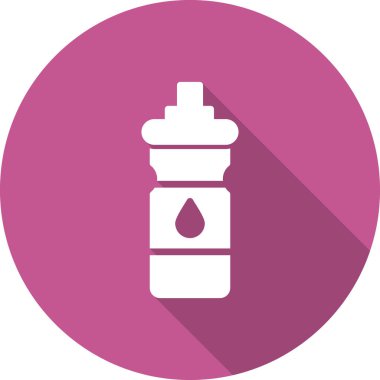 su şişesi simgesi, vektör illüstrasyon tasarımı