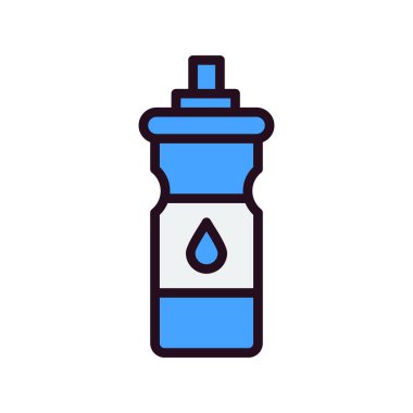 su şişesi simgesi, vektör illüstrasyon tasarımı