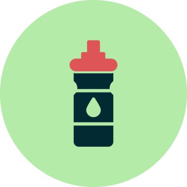 su şişesi simgesi, vektör illüstrasyon tasarımı