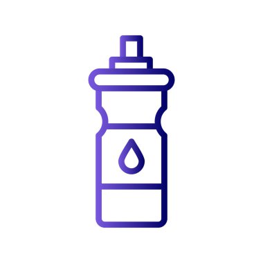 su şişesi simgesi, vektör illüstrasyon tasarımı