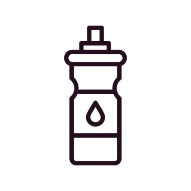 su şişesi simgesi, vektör illüstrasyon tasarımı