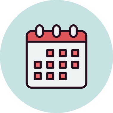 calendar, planner. simple vector  illustration
