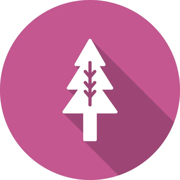 Pine Tree Vector Icon Modern Simple Design — стоковый вектор