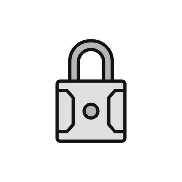 Padlock Icon Vector Illustration — Stock Vector