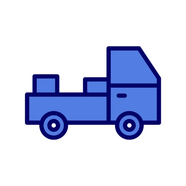 Truck Modern Icon Vector Illustration — Vetor de Stock