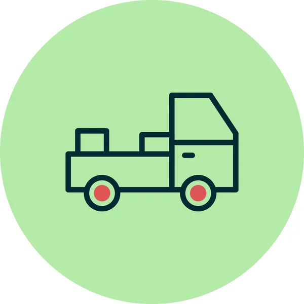 Truck Modern Icon Vector Illustration — Stockvector