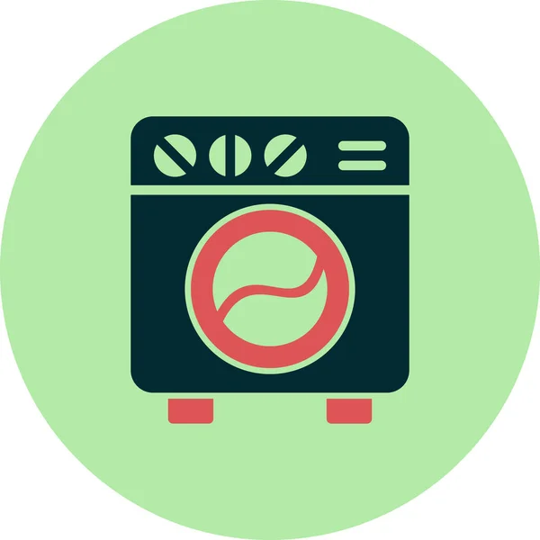 Washing Machine Web Icon Simple Design — стоковый вектор