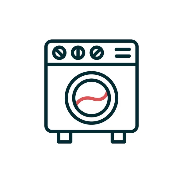 Washing Machine Web Icon Simple Design — Stockový vektor