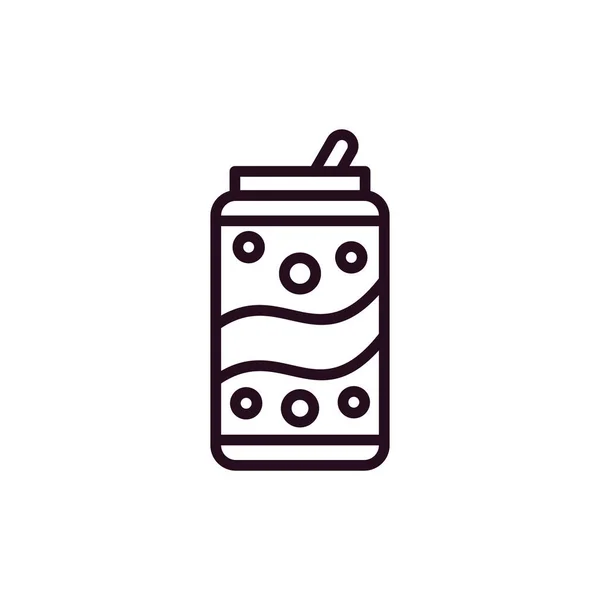 Soda Can Icône Web Illustration Simple — Image vectorielle