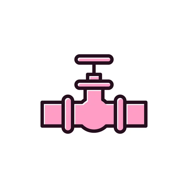 Vector Illustratie Van Water Tap Icoon — Stockvector