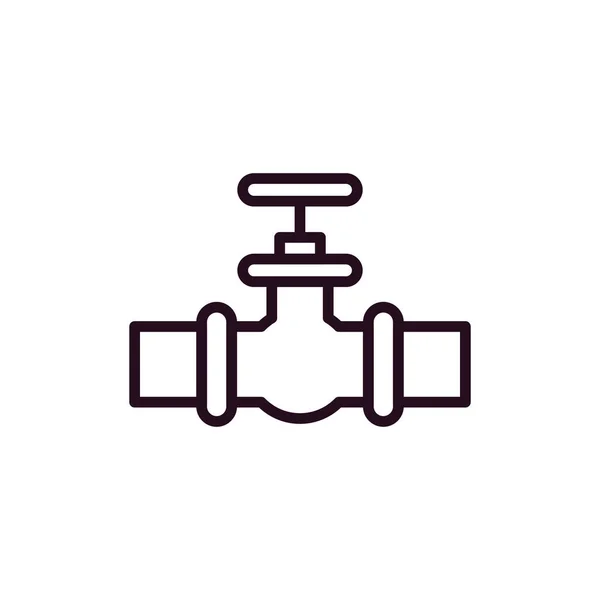 Ilustração Vetorial Ícone Torneira Água — Vetor de Stock