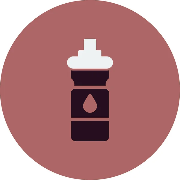 Water Bottle Icon Vector Illustration Design —  Vetores de Stock