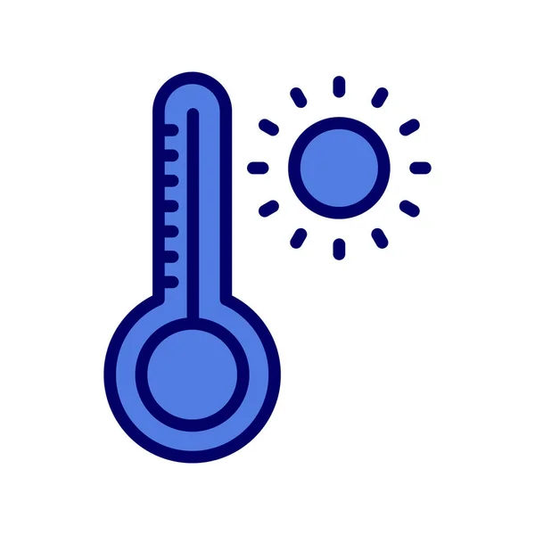 Simple Web Interface Weather App Icon Vector Illustration — Stockový vektor
