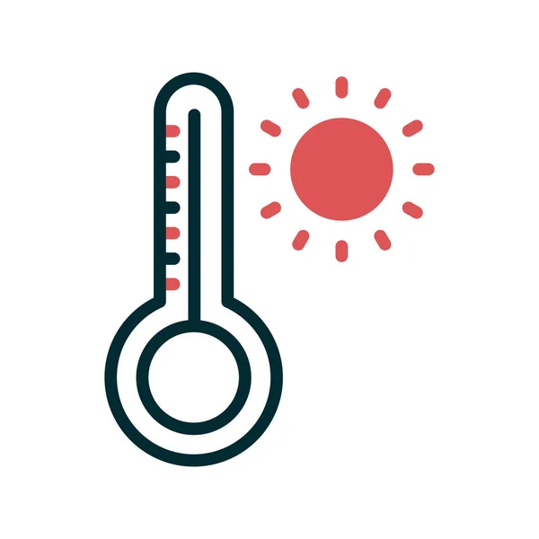 Ilustracja Wektora Temperatury — Wektor stockowy