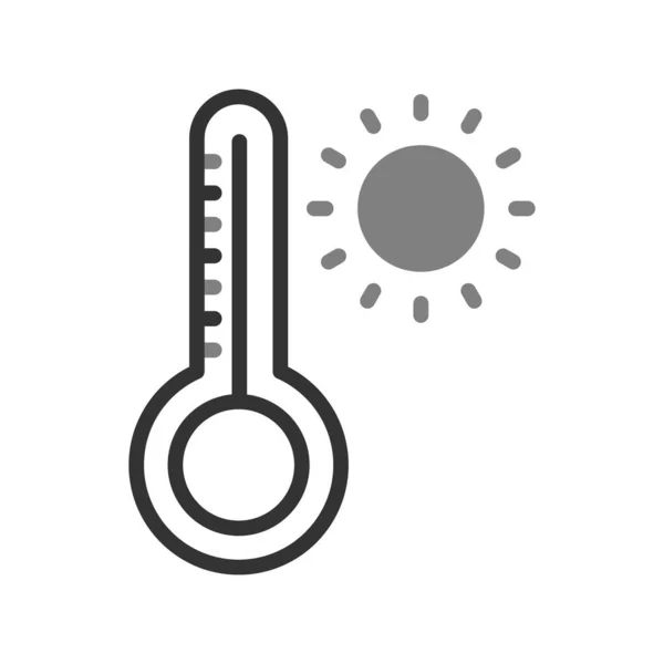 温度アイコンベクトルイラスト — ストックベクタ