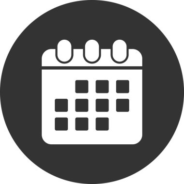 Takvim, planlayıcı. Basit vektör illüstrasyonu