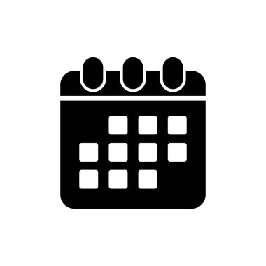 Takvim, planlayıcı. Basit vektör illüstrasyonu