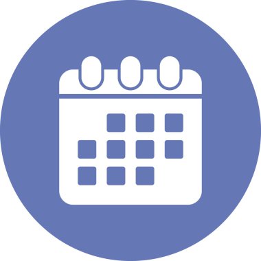 Takvim, planlayıcı. Basit vektör illüstrasyonu