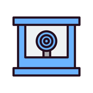 Modern simge çeken Cazibe 'nin vektör çizimi