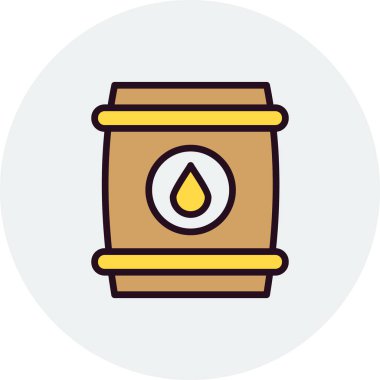 Varil simge vektör çizim