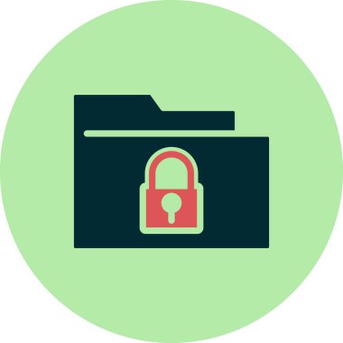 Veritabanı basit simgesi, vektör çizim