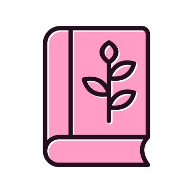 Kitap simgesi, modern vektör illüstrasyon tasarımı