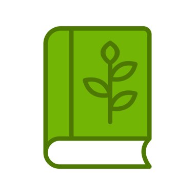 Kitap simgesi, modern vektör illüstrasyon tasarımı