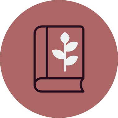 Kitap simgesi, modern vektör illüstrasyon tasarımı