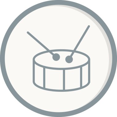 davul kutsal kişilerin resmi, vektör çizim