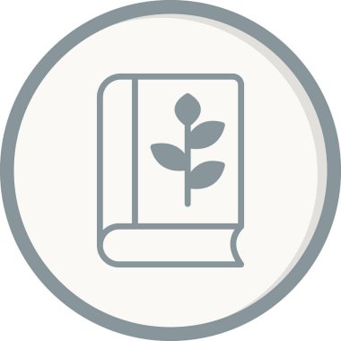 Kitap simgesi, modern vektör illüstrasyon tasarımı