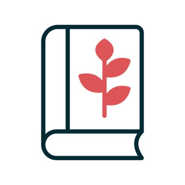 Kitap simgesi, modern vektör illüstrasyon tasarımı