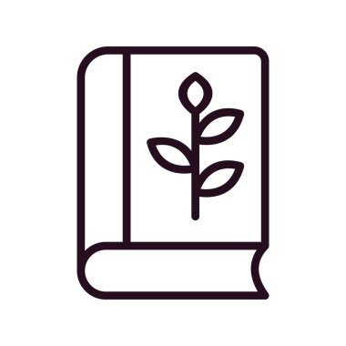 kitap simgesi, vektör illüstrasyonu