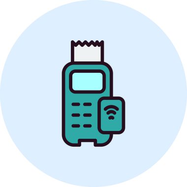 Edc makinesi Vektör Simgesi