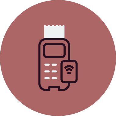 Edc makinesi Vektör Simgesi