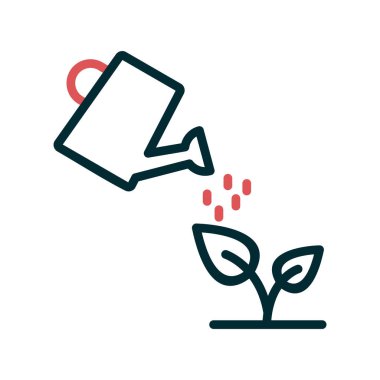 Bahçıvanlık simgesi, vektör illüstrasyonu