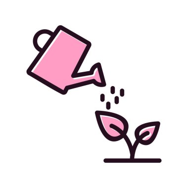 Bahçıvanlık simgesi, vektör illüstrasyonu