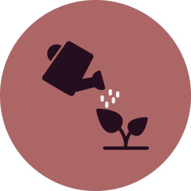 Bahçıvanlık simgesi, vektör illüstrasyonu