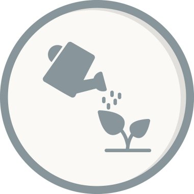 Bahçıvanlık simgesi, vektör illüstrasyonu