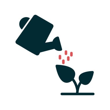 Bahçıvanlık simgesi, vektör illüstrasyonu