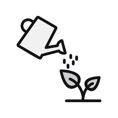 Bahçıvanlık simgesi, vektör illüstrasyonu